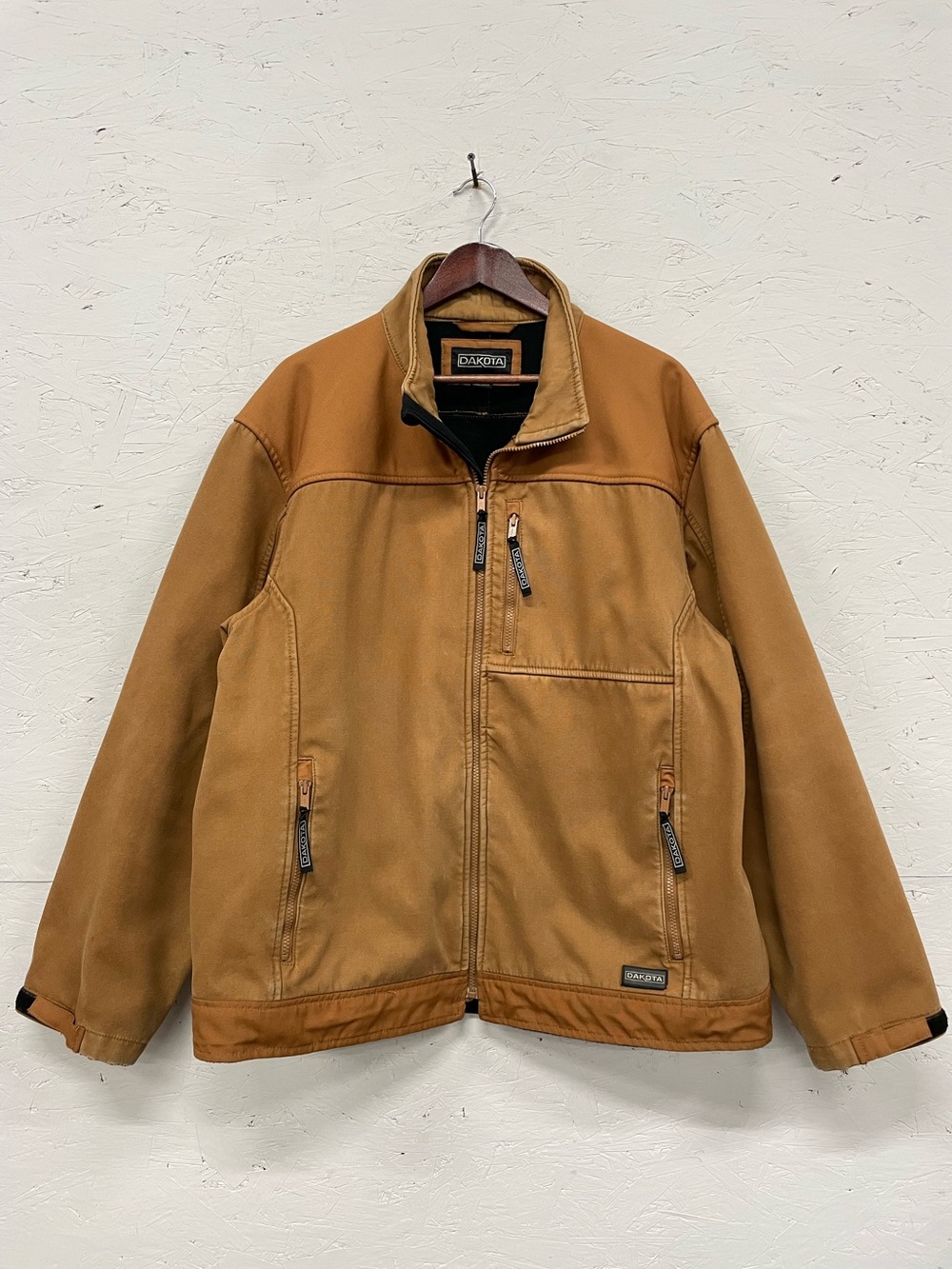 Vintage Dakota Canvas Softshell Utility Work Jacket, Size 2XL